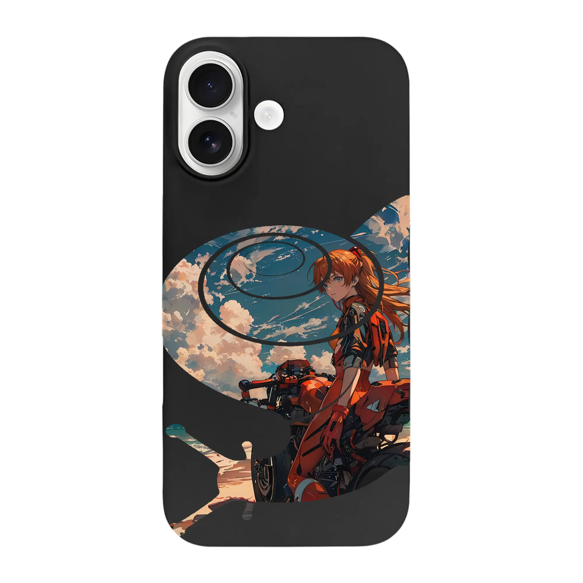 エヴァンゲリオン グッズ,アスカ·ラングレー - iPhone 17 シリーズ シリコンケース 薄型 耐衝撃 指紋防止 ソフトタッチカバー 精密フィット 傷防止 保護ケース iPhone 17/17 Air/17 Pro/17 Pro Max 対応